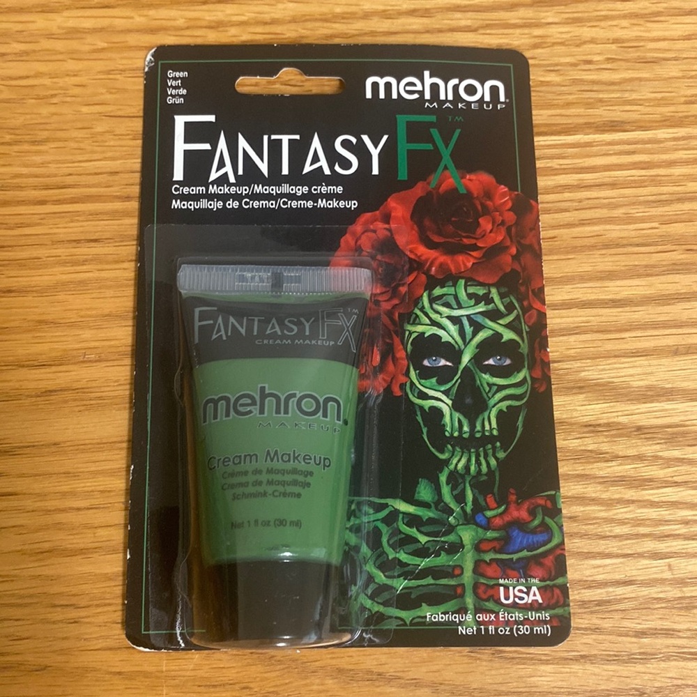 M’enfin Makeup, Fantasy FX, Cream Makeup, Green, quantity (4)
